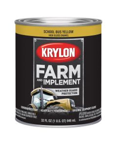 DUP2038 image(0) - Krylon FARM  PAINTS; SCHOOL BUS YELLOW; 32 OZ. QUART;