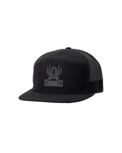 RDBHATC13 image(0) - Redback Boots USA Venom 7 panel Snapback Blackout