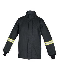 OBRTCG75-CT-ES-S image(0) - OBERON Coat - Arc Flash - 75 Cal TCG - With Escape Strap - Color: Black - Size: Small