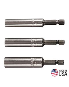 KLE32759 image(0) - Klein Tools Power Nut Driver Set, 3-Pack