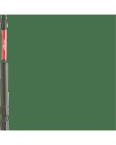MLW48-32-4795 image(0) - Milwaukee Tool SHOCKWAVE 3-1/2&rdquo; Impact Square Recess #2 Power Bits (Bulk 25)