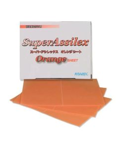 EAG1911510 image(0) - Eagle Abrasives, Inc. KOVAX Super Assilex 191-1510 Sanding Sheet, 130 mm W x 170 mm L, 1200 Grit, Aluminum Oxide Abrasive, Orange