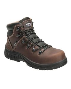 FSIA7126-7W image(0) - Avenger Work Boots Framer - Women's High Top Work Boots - Composite Toe - IC|EH|SR|PR - Brown/Black - Size: 7 - E - (Wide)