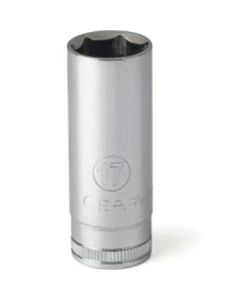 KDT80147 image(0) - GearWrench 1/4 Inch Drive 6 Point Deep Metric Socket 12mm