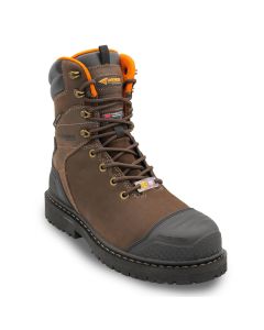 FSIA7384-9D image(0) - Avenger Work Boots Hammer MAX Tall Insulated - 8" 600 Gram - Men's - CN|EH|PR|WP|IN|HR|SR|B&W - Brown - Size: 9 - D - (Regular)