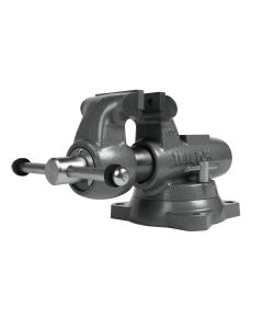 WIL28831 image(0) - Wilton 400S Machinist 4 Inch Jaw Round Channel Vise with Swivel Base