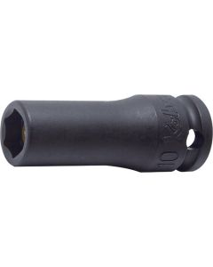 KKN13300XG-14 image(0) - Ko-ken USA 13300XG-14 3/8 Sq. Dr. Socket 14mm 6 point Length 50mm Slide Magnet