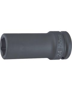 KKN16301M-50 image(0) - Ko-ken USA 16301M-50 3/4 Sq. Dr. Socket 50mm 6 point Length 100mm Thin walled