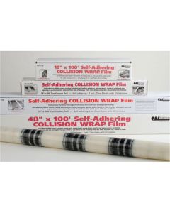 RBL434 image(0) - RBL Products 434 Continuous Roll Self-Adhering Collision Wrap Film, 24 in W x 50 ft L, 3 mil THK, Plastic