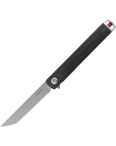 COS30856 image(0) - COAST Products LX500 1919 Founders Series Select Assisted Open Titanium Nitride Coated 9Cr18Mov Tanto Blade LInen Mircarta Handle with Frame Lock Folding Pocket Knife - Black