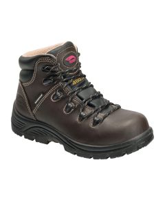 FSIA7130-10W image(0) - Avenger Framer Series - Women's High Top Work Boots - Composite Toe - IC|EH|SR|PR - Brown/Black - Size: 10W