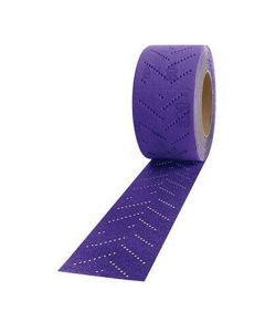 MMM35502 image(0) - 3M Cubitron II 35502 737U Series Multi-Hole Clean Sanding Sheet Roll, 80 mm W x 12 m L, 120+ Grit