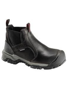 FSIA7341-9W image(0) - Avenger Work Boots Ripsaw - Men's Mid-Top Slip-On Boots - Aluminum Toe - IC|EH|SR|PR - Black/Black - Size: 9 - E - (Wide)