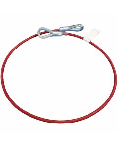 SRWV8208005 image(0) - PeakWorks Cable Anchor Sling, 1/4" PVC Coated Galv. Cable - 2 Eye Hooks - 5 FT