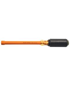 KLE646-3-8INS image(0) - Klein Tools 3/8-Inch Insulated Nut Driver, 6-Inch Hollow Shaft