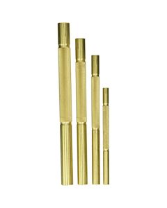 KTI72980 image(2) - K Tool International 4 Piece Brass Punch Set In Vinyl Pouch
