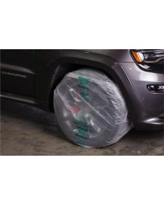 RBL167 image(0) - RBL Products 167 Individually Folded Flat Wheel Bag Masker, Plastic, Use With: Dual 24-1/2 in Trailer Tires