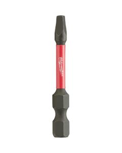 MLW48-32-4606 image(0) - Milwaukee Tool SHOCKWAVE 2" Impact Square Recess #2 Power Bits (5 PK)