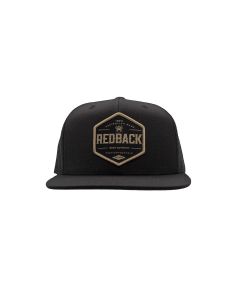 RDBHATC14 image(0) - Redback Boots USA Dune Snapback Black