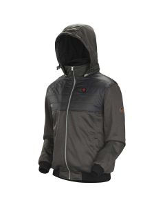 SRWV3210440U-2XL image(0) - Pioneer Heated Fleece Hoodie  - Color:  Charcoal  - Size: 2XL