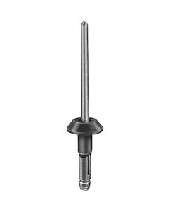 AVC19376 image(0) - AUVECO 19376 Split-Type Rivet, 5/32 in Dia x 1/8 to 11/32 in Grip Range, Aluminum Rivet/Mandrel