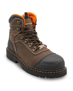 FSIA7380-8EE image(0) - Avenger Work Boots Hammer MAX Mid - Men's - CN|EH|PR|WP|HR|SR|B&W - Brown - Size: 8 - EE - (Extra Wide)