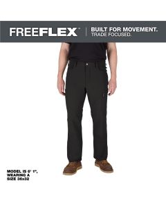 MLWM651B-4032 image(0) - Milwaukee Tool FREEFLEX Tech Pants - Black 40 X 32