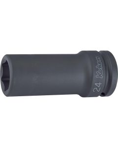 KKN16301A-7-8 image(0) - Ko-ken USA 16301A-7/8 3/4 Sq. Dr. Socket 7/8 6 point Length 100mm Thin walled