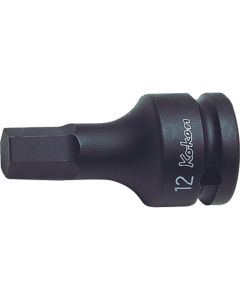 KKN14012M-60-19 image(0) - Ko-ken USA 14012M.60-19 1/2 Sq. Dr. Bit Socket 19mm Hex Length 60mm