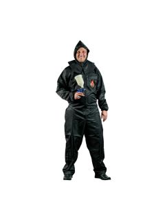 HITPS105B image(0) - High Teck Products PS105B Premium Paint Suit, Medium, Black, 2-Way Zipper