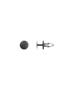 DCO10369PK image(0) - Disco Automotive Hardware 10369PK Push-Type Retainer, 20 mm L Stem x 1/4 in Hole, Nylon, Black