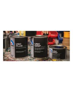 USC17000 image(0) - US Chemical GRIP 17000 Lightweight Body Filler, 1 gal, Gray, Paste/Gel, Lightweight